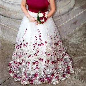 MADISON JAMES Two Piece gown 12/14